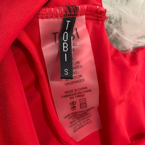 Tobi Sexy Red One Piece - Picture 6 of 7